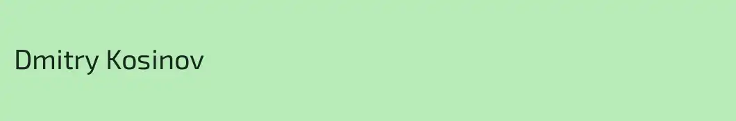 Dmitry Kosinov